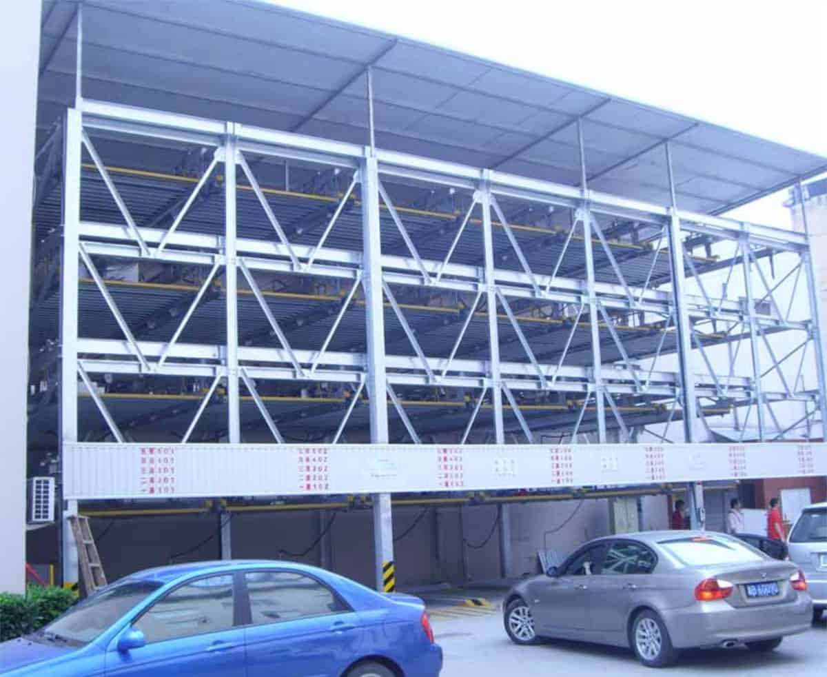 PSH5-D1負一正四地坑式五層升降橫移立體停車設備